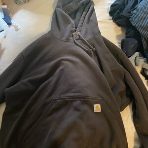 Carhartt Brown Sweatshirt Hoodie Casual Wear